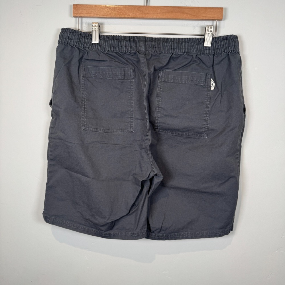 Pact Shorts Organic Cotton Stretch Pull On Pocket Drawstring Gray Size Xlarge XL - Picture 2 of 9